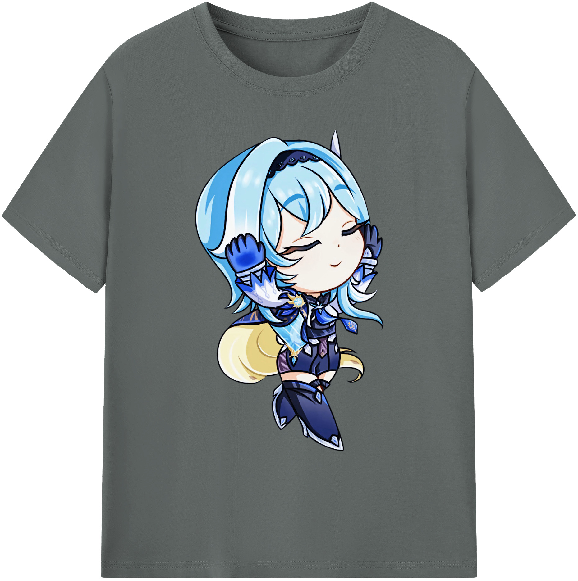 げんし神 优菈 ゆうら genshin Yūra 綿100％ メンズ半袖Tシャツ｜肌触りやわらか＆通気性